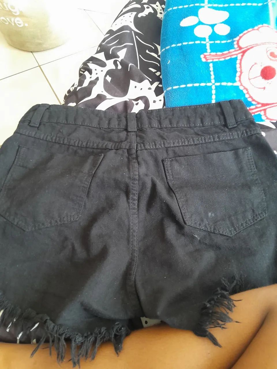short jeans preto - Foto 3