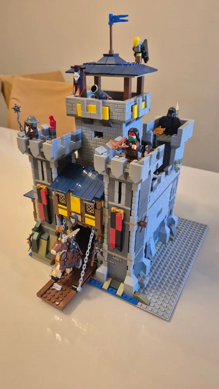 Vila Medieval, bloco de montar - nao lego - Foto 3