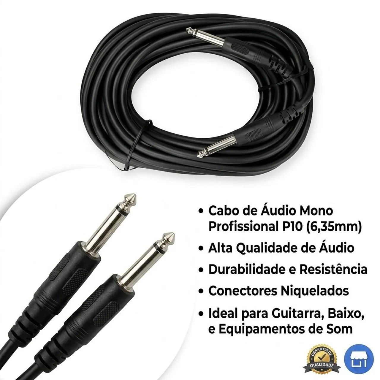 Cabo P10 de 3 Metros 