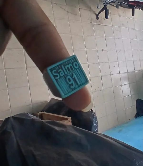 Anel De Prata Salmo - Foto 2