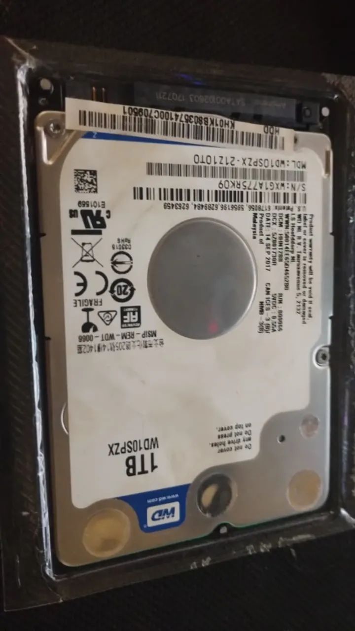 HD WD 1TERA NOTEBOOK e COMPUTADOR - Foto 4