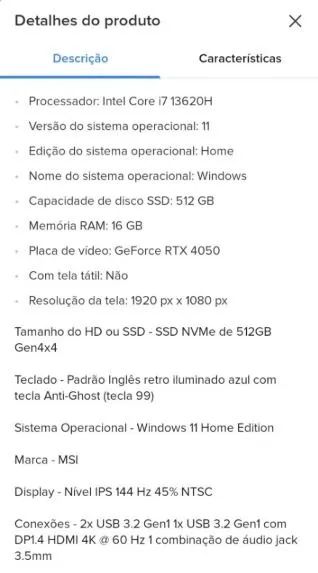 MSI CYBORG 15 - Foto 5