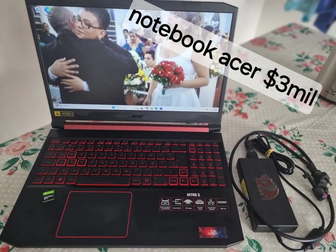 Vendo notebook game, marca acer. - Foto 2