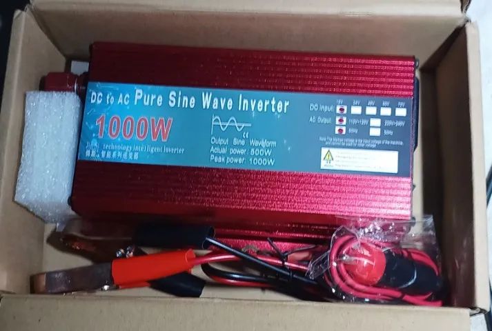 Inversor Onda Senoidal Pura 12V 110V 500W 1000W Jinsi  Obs> ler anúncio