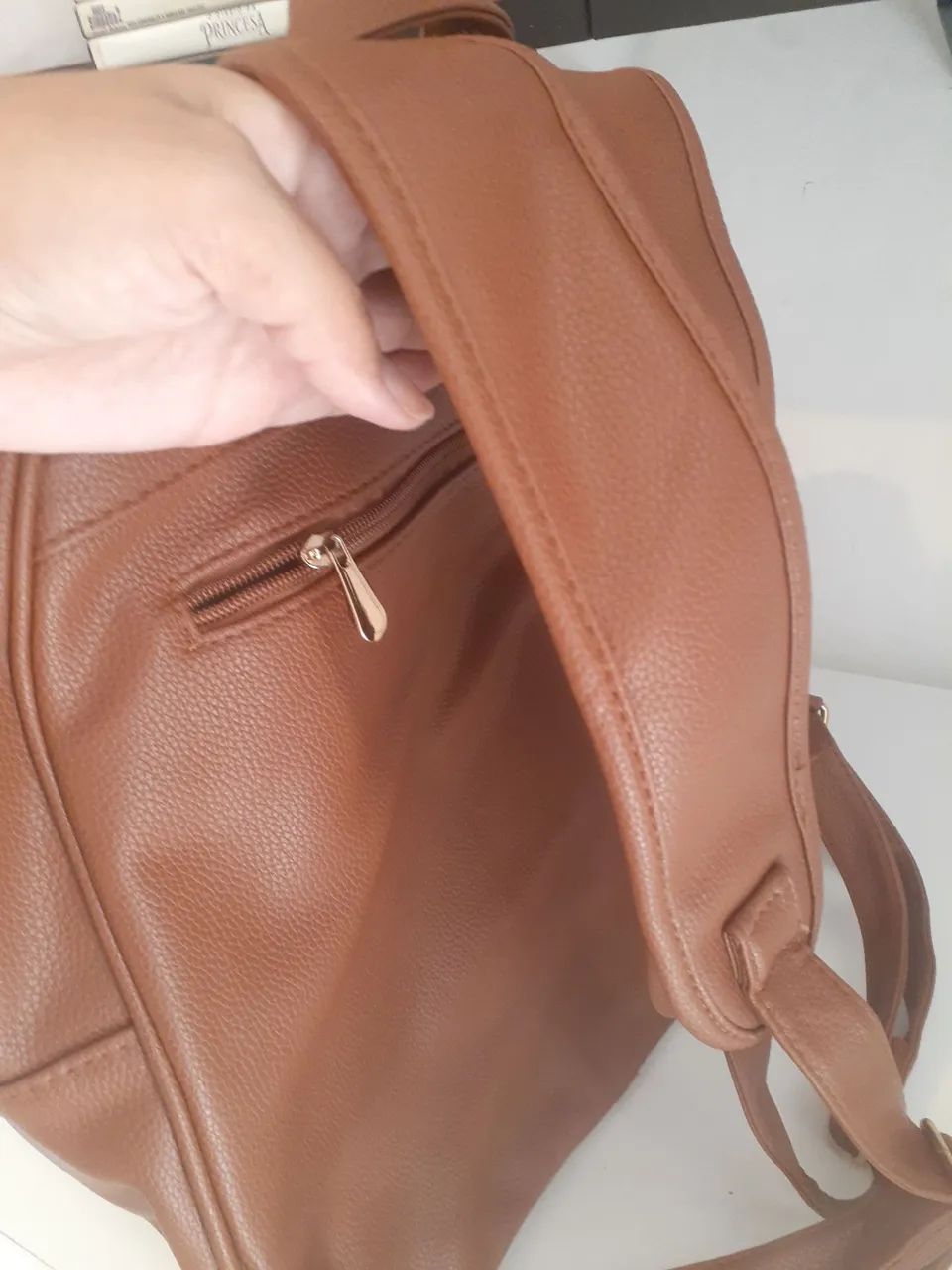 Mochila caramelo  - Foto 3