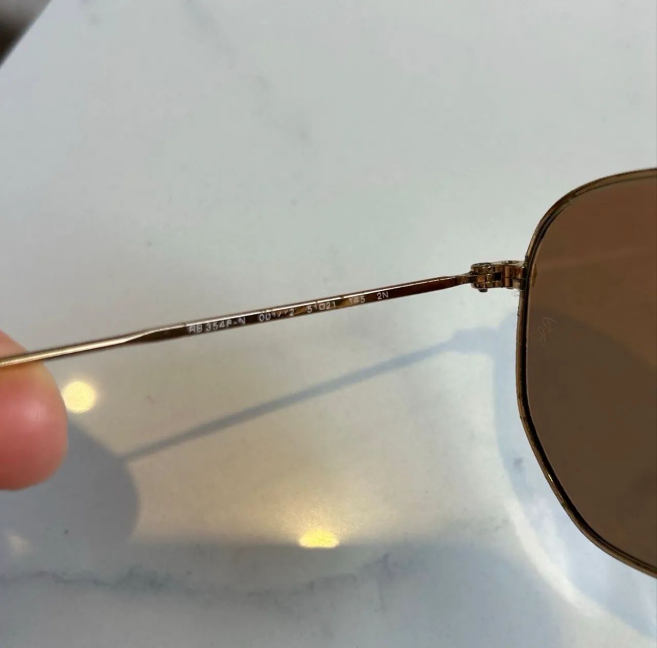ÓCULOS RAY BAN ORIGINAL HEXAGONAL ROSÉ (USADO) - Foto 5