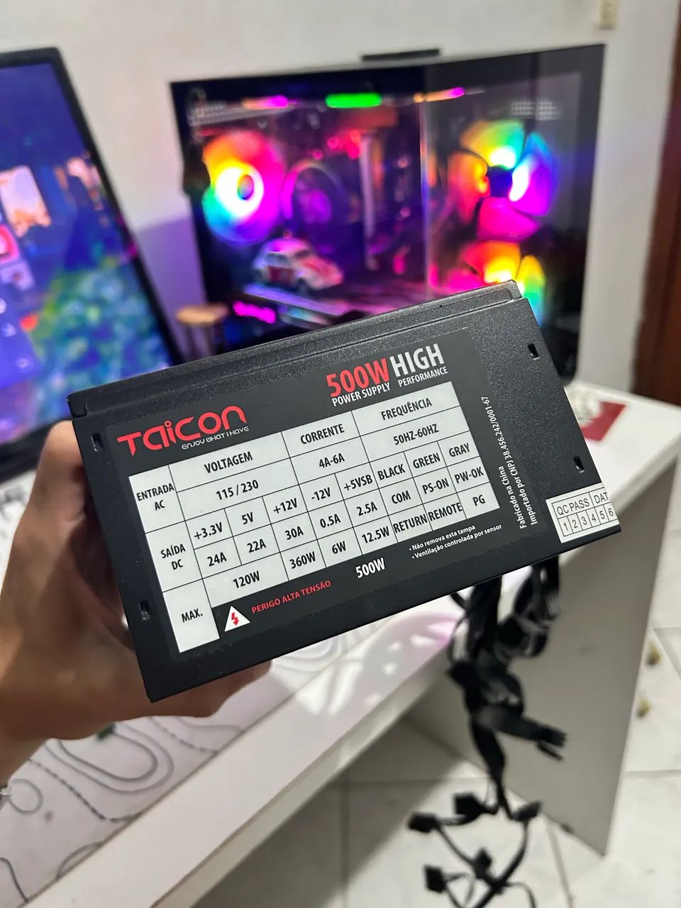 Fonte Taicon 500W - Funcionando perfeitamente  - Foto 2