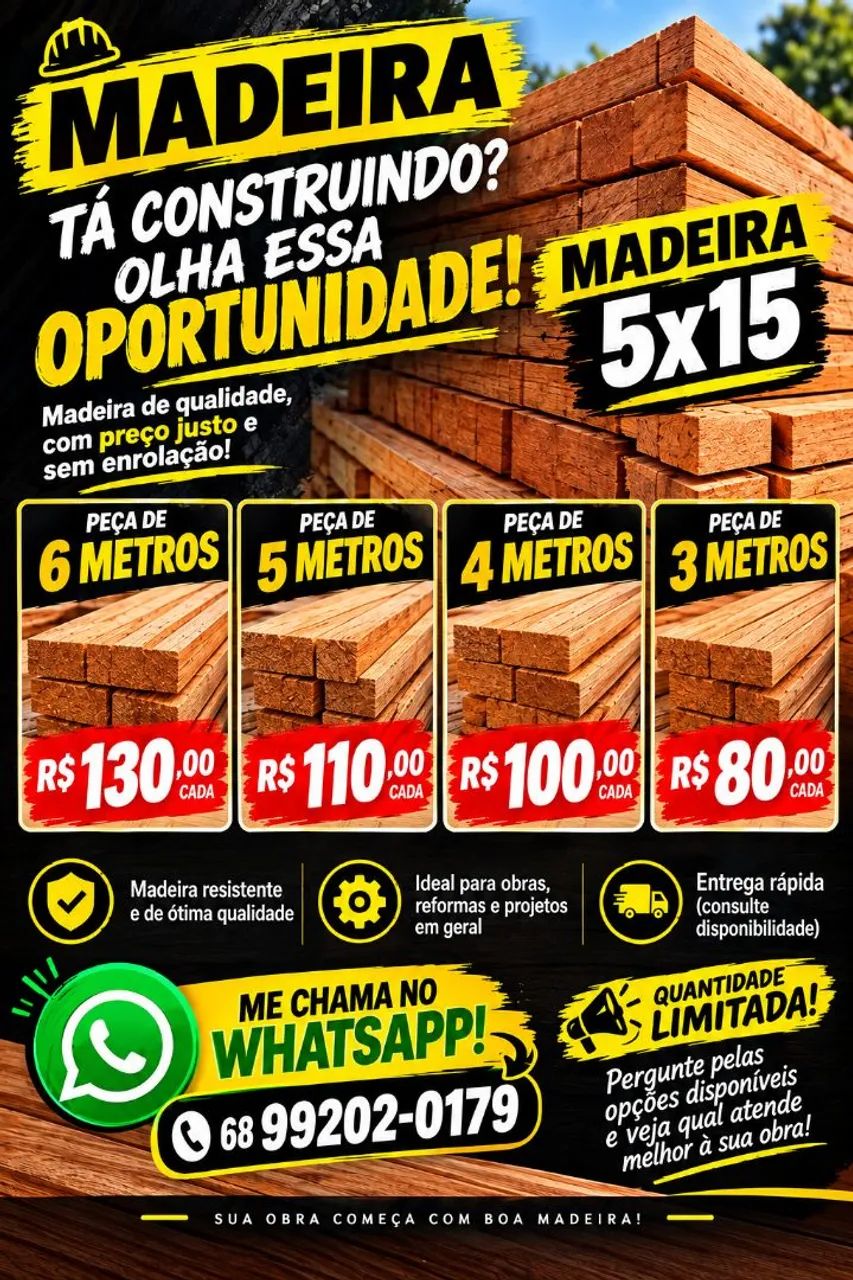MADEIRAS EM GERAL.
