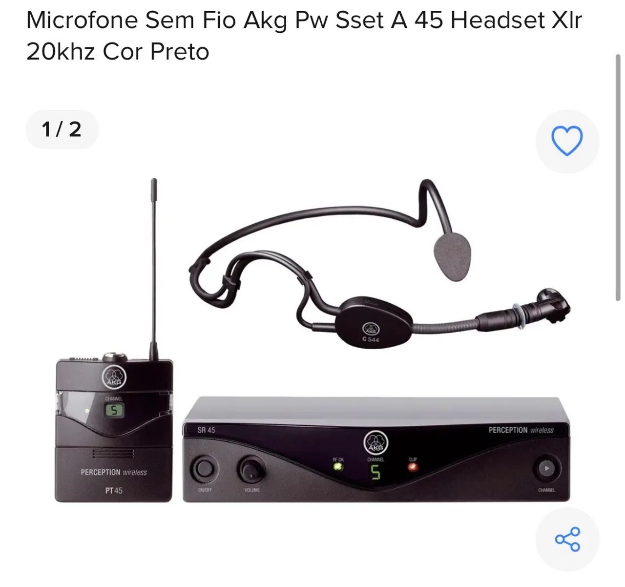 Microfone Auricular AKG