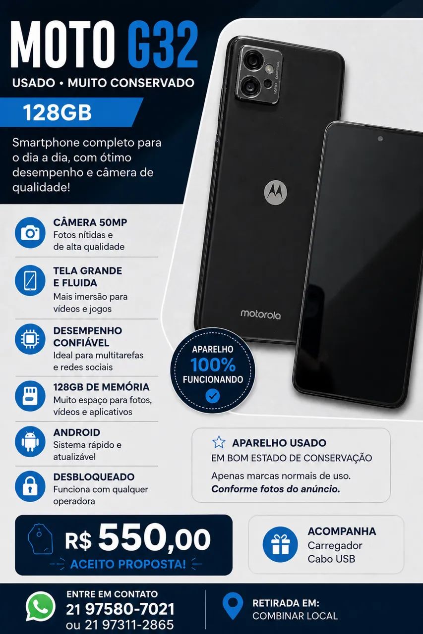 Celular moto g32