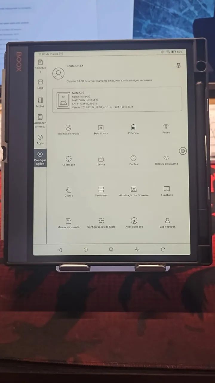 onyx BOOX Note 10.3インチ E-ink Onyx Boox Note Air 3 - E-Ink de 10.3