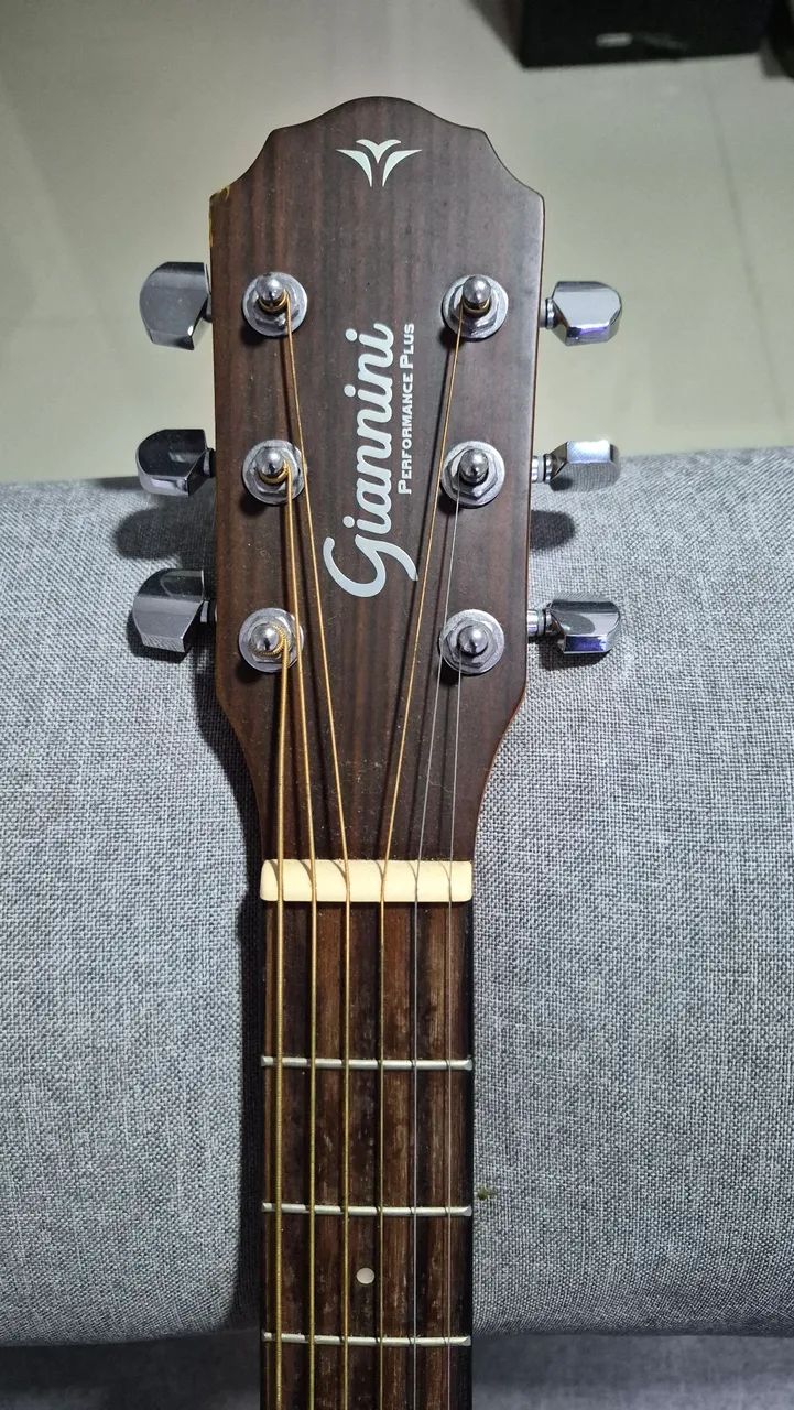 VIOLÃO GIANNINI ELETROACÚSTICO - QUALIDADE, CONFORTO E ÓTIMO SOM! - Foto 5