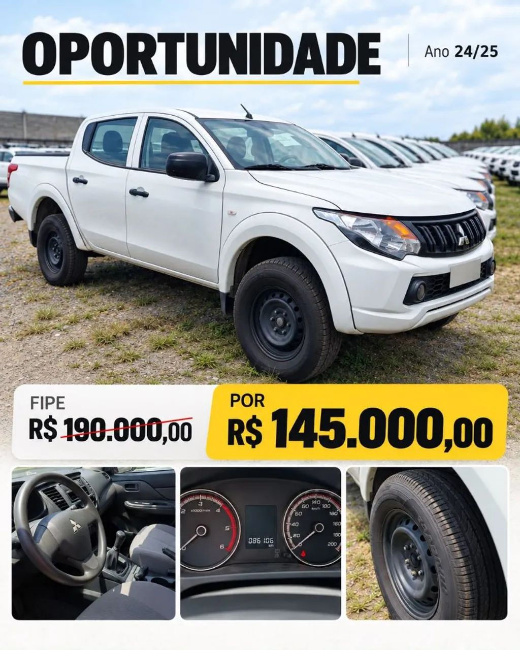 Mitsubishi L200 L200 Triton Sport GLS 2.4 CD Diesel Aut. 2025