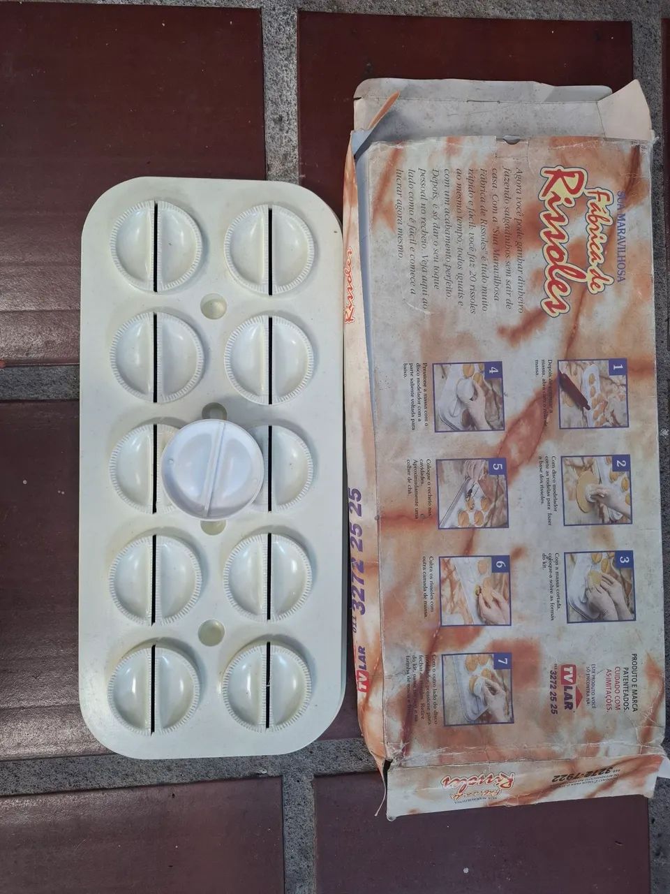 Forma para moldar risoles