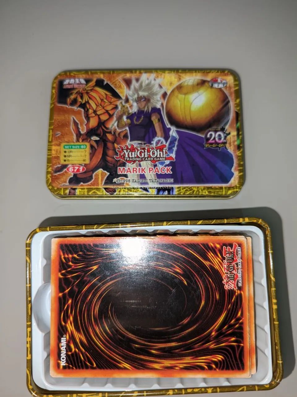 Deck Do Marik Yu gi oh Anime com lata! - Foto 2