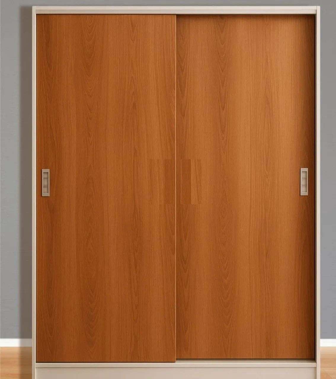 Roupeiro com portas amadeiradas em mdf entrega grátis 