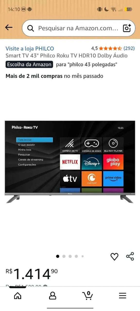 Televisão smart 