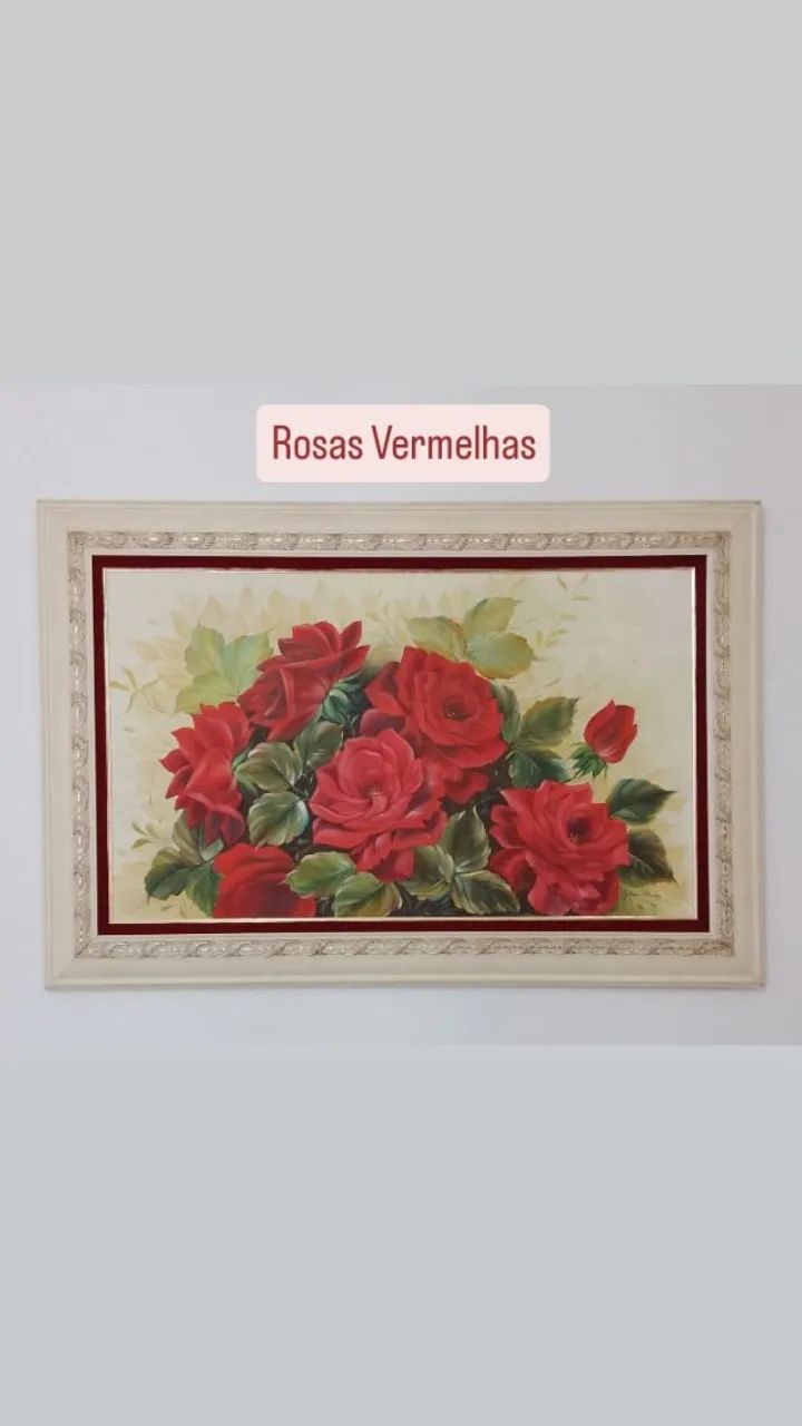 Quadro Rosas Vermelhas