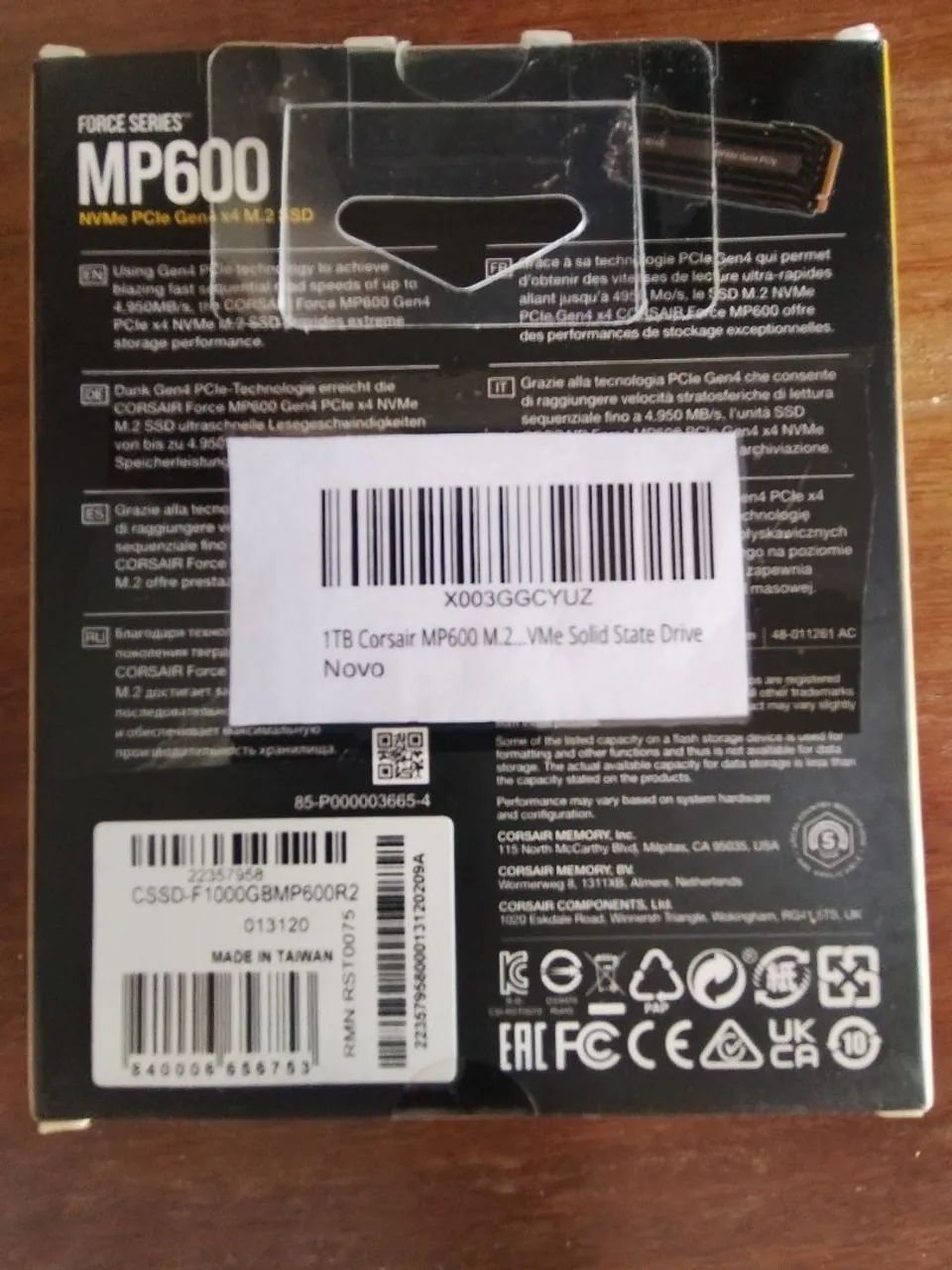 MP600 Corsair 1TB - Foto 2