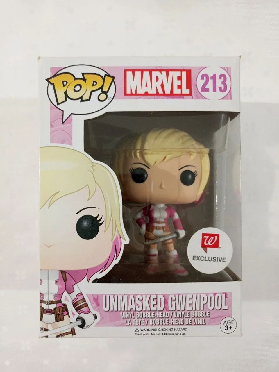 Funko Pop Marvel Unmasked Gwenpool 213 Exclusivo Walgreens Original