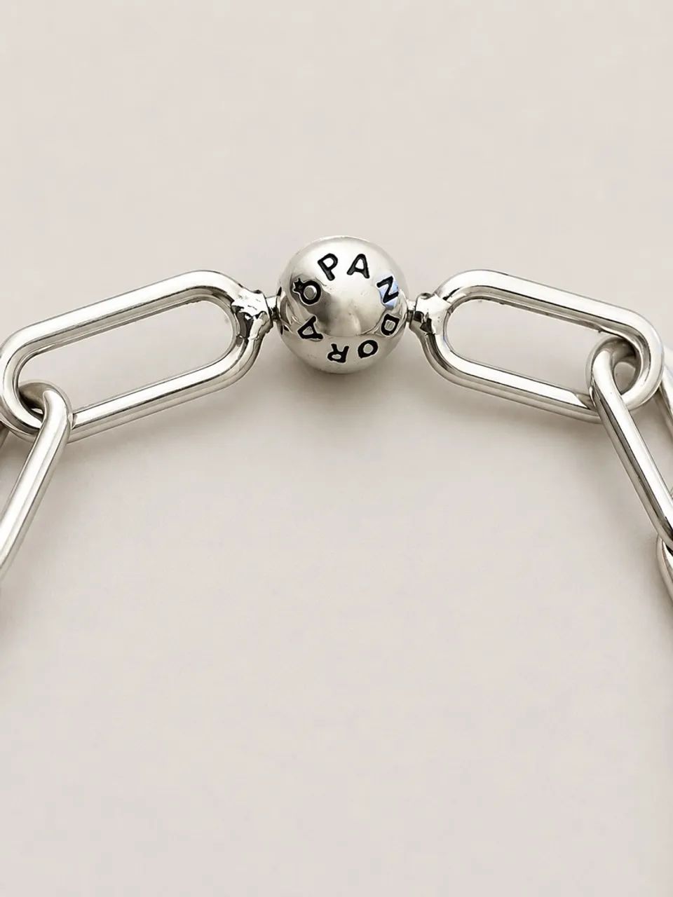 pulseira corrente de elos . prata 925. 19,5cm - Foto 2