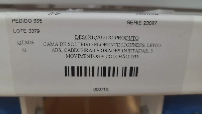 ? Cama Hospitalar de Solteiro Florence Lightness - 3 Meses de Uso - Semi Nova - Foto 2