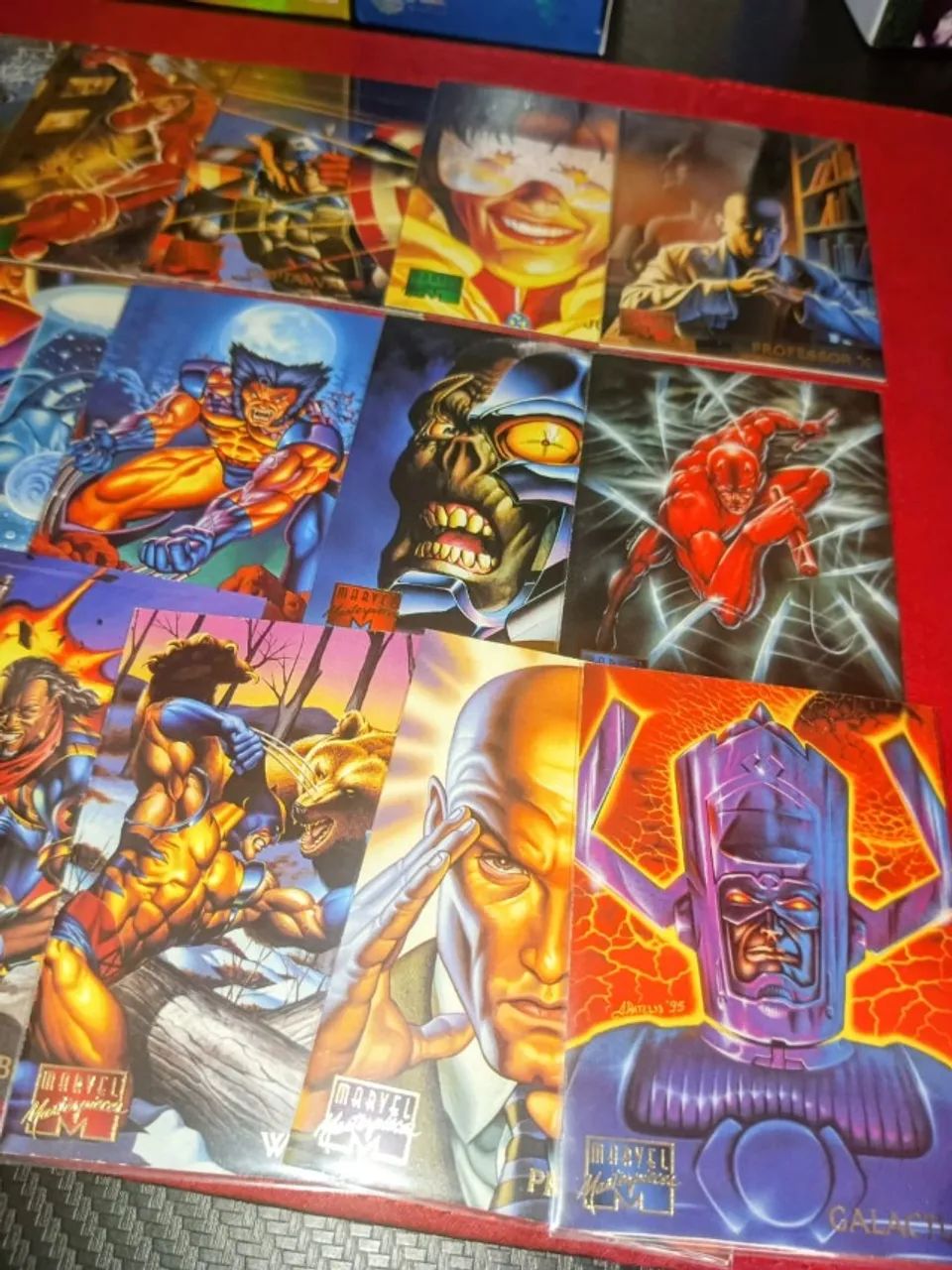 23 Cartas 1995 Marvel Masterpieces - Foto 3