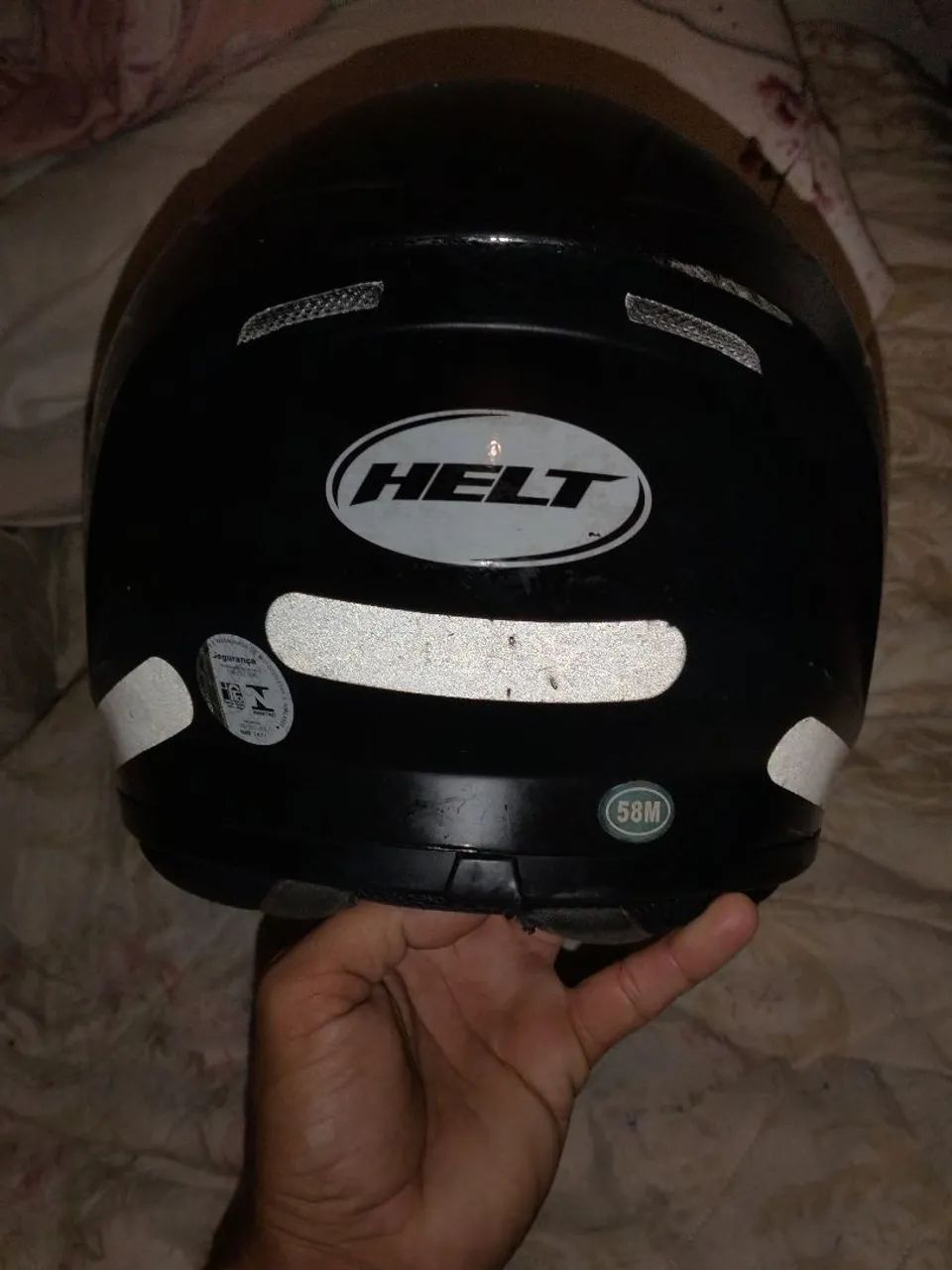 Capacete HELT POLAR usado com marcas de uso - Foto 4