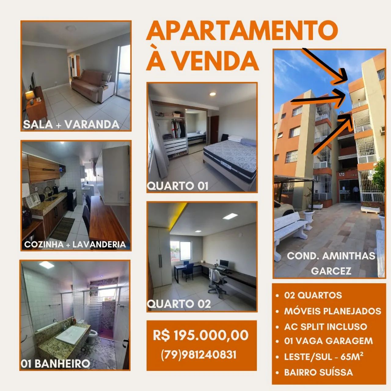 Apartamento 02 quartos à venda bairro Suíssa 