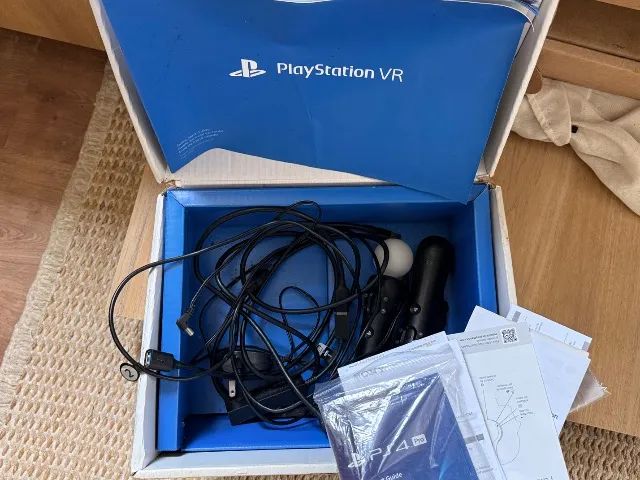PlayStation PSVR 1 completo com câmera, 2 Move, Aim (arma), DualShock 4, caixa e cabos - Foto 3