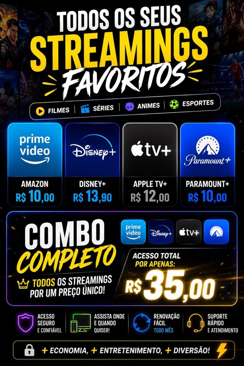 Serviços Digitais Mensais