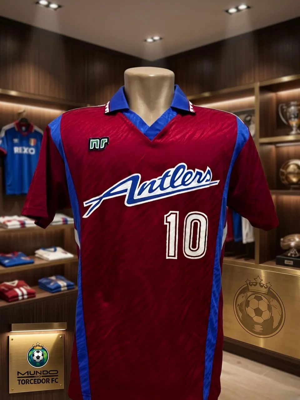 Camisa KASHIMA ANTLERS 1992/1993 (ZICO) - Roupas Esportivas