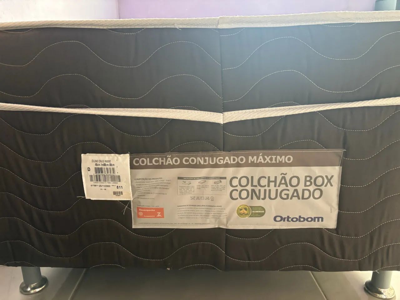 Cama box solteirão ortobom  - Foto 2