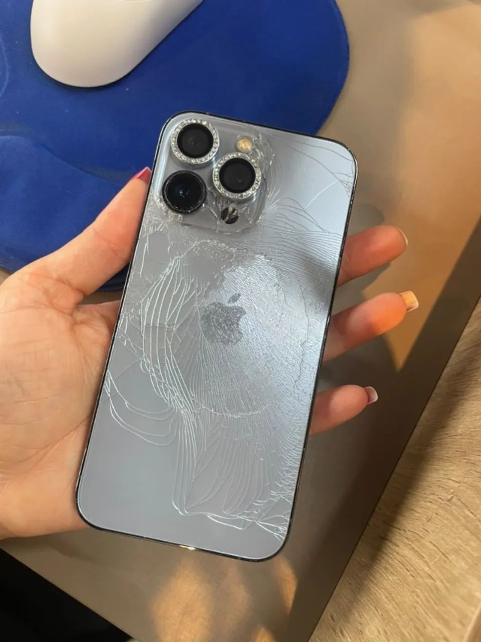 iPhone 13 Pro - 128GB | Azul-Sierra (cinza azulado) - Foto 2