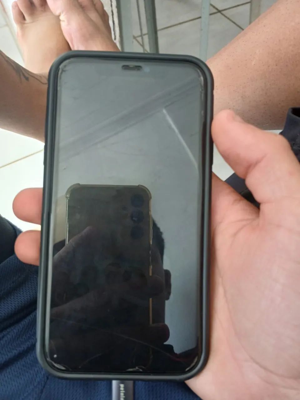 iPhone 11 64 GB sem Face ID é só pega chip virtual  - Foto 4