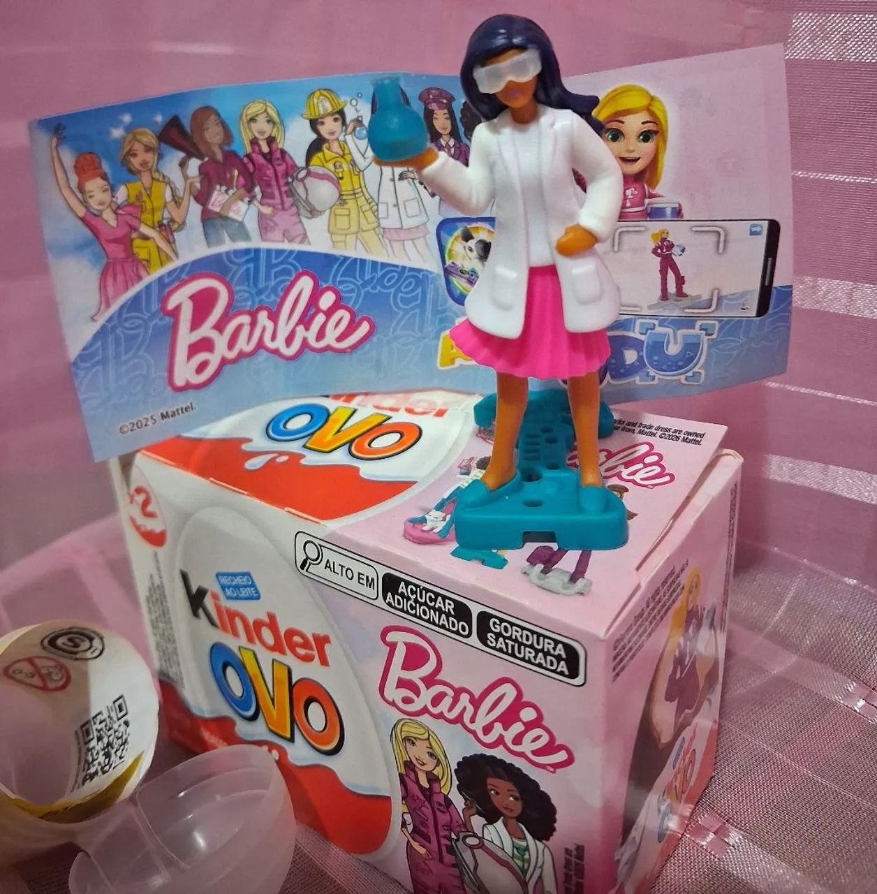 Cientista - Kinder Ovo Barbie