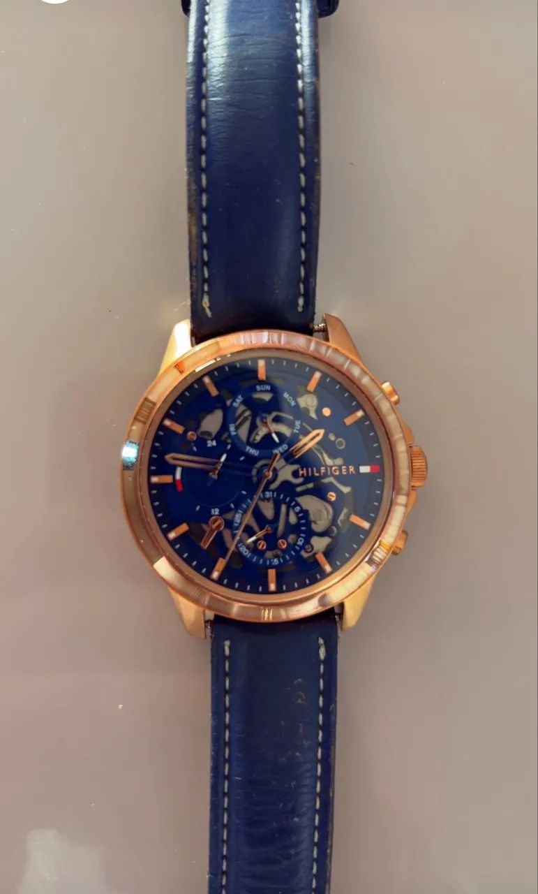 Relógio Tommy Hilfiger Original - Modelo Multifunção | Pulseira de Couro - Foto 2