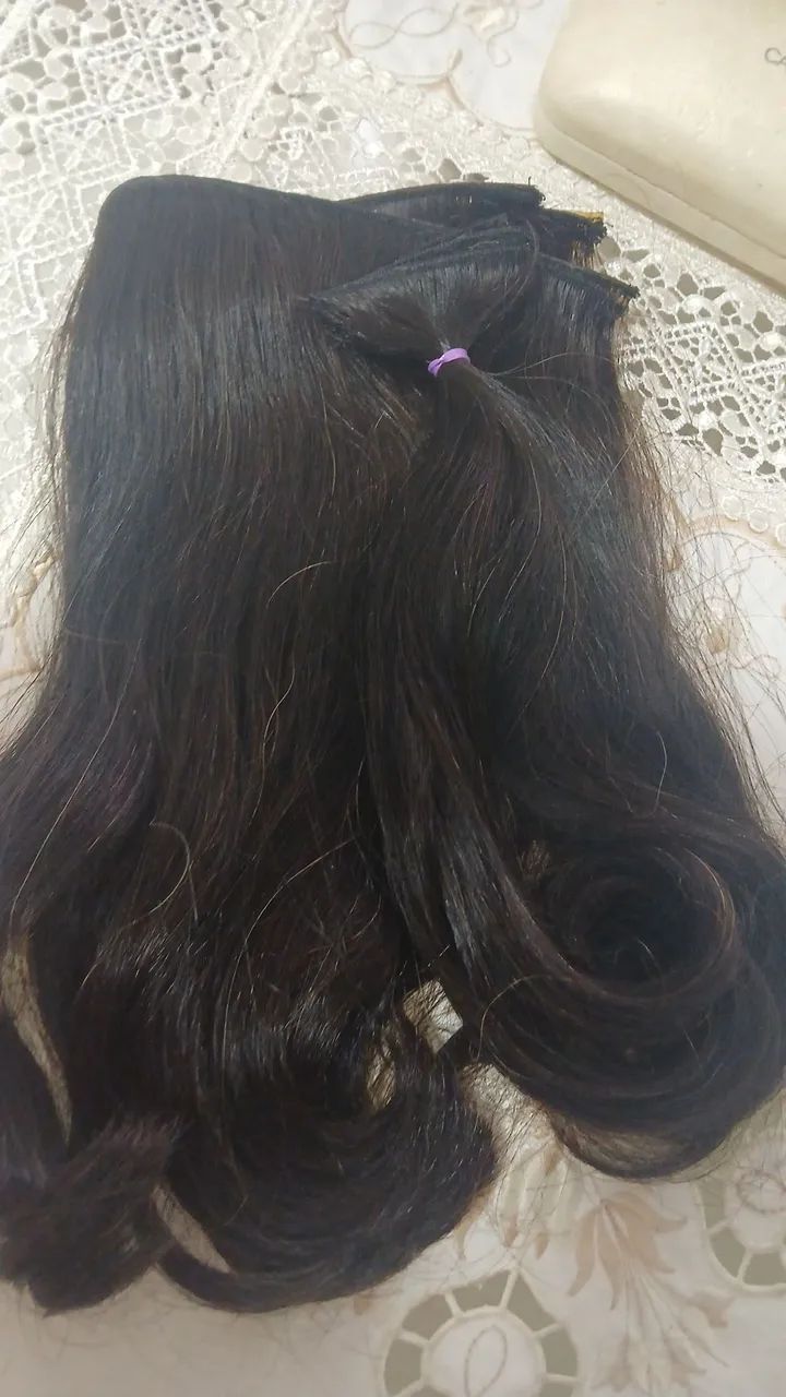 Cabelo humano,  85g, 47 cem 