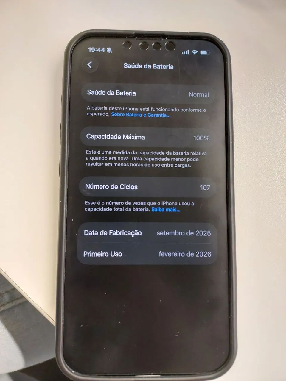 iPhone 16e na Garantia (5 meses de uso) - Foto 5