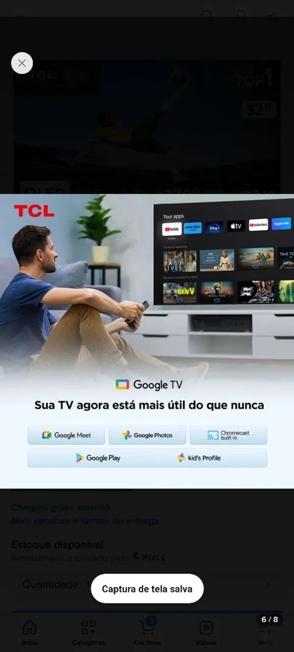 Tv 32 polegadas tcl - Foto 6