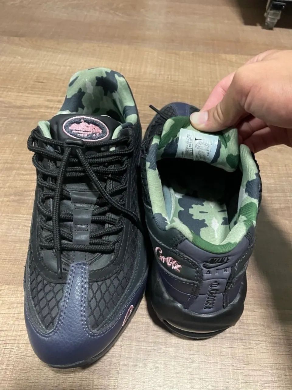 tênis Nike air max 95 corteiz rosa - Foto 5