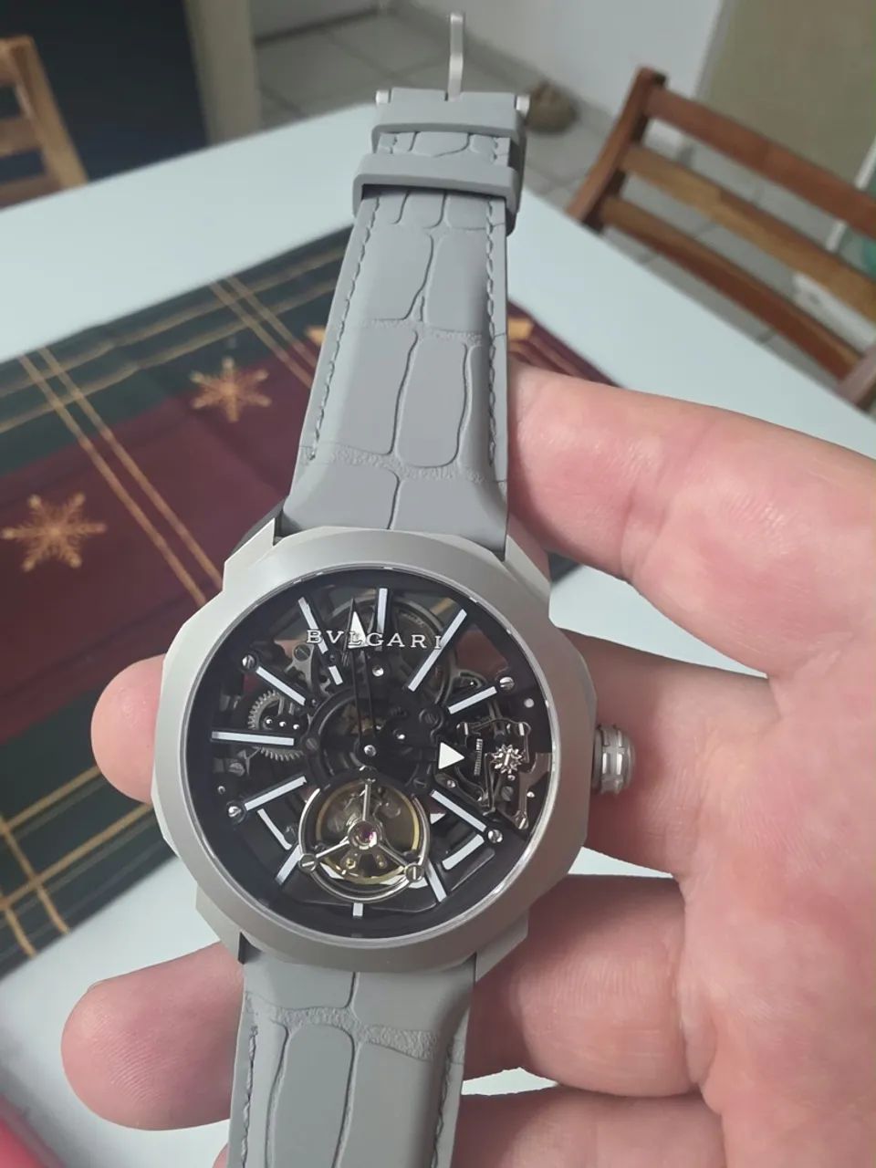 Relógio Bvgari octo Roma Skeleton automatico base ETA - Foto 4
