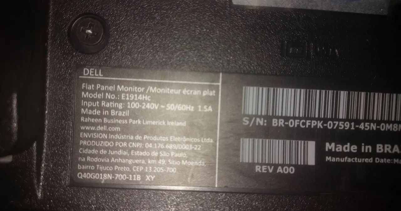 Monitor Dell E1914HC 19" LED - Foto 3