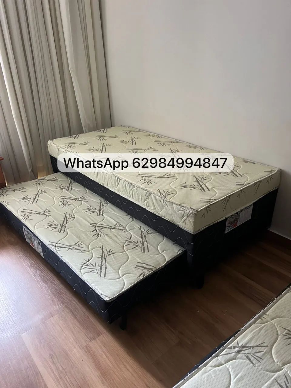 Cama box bicama com auxiliar mega oferta