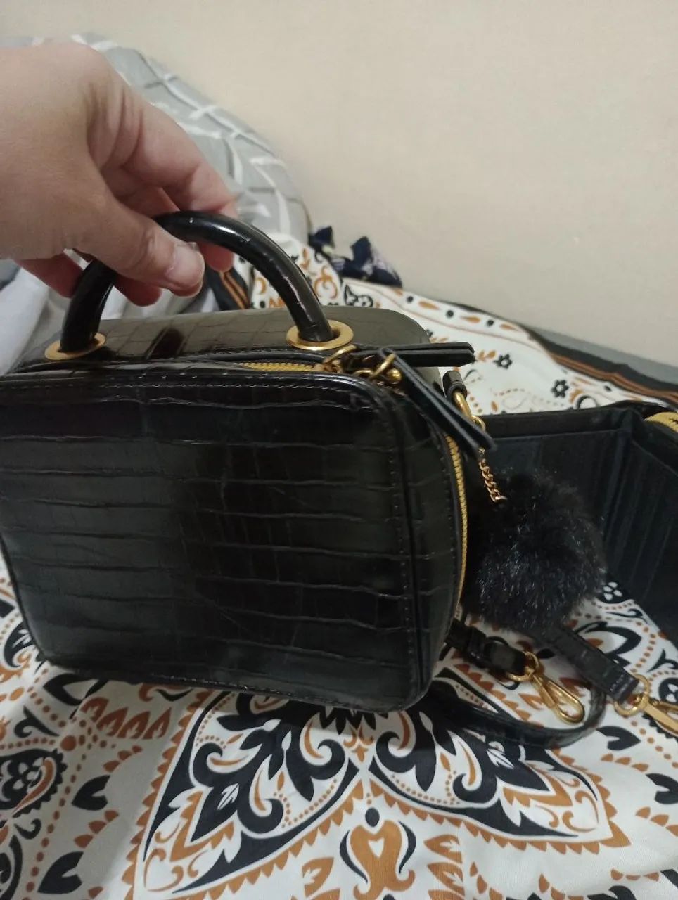BOLSA CROC PRETA  - Foto 3