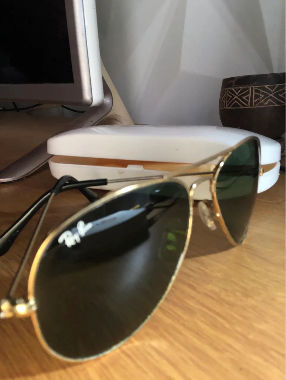 Óculos Rayban Aviator lente verde  - Foto 2