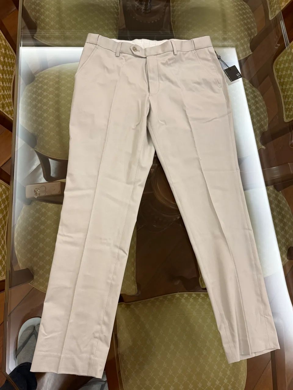 Calça de Alfaiataria Aramis. Original. Caqui. Nova. 