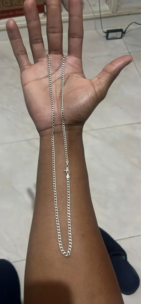 Cordão de prata  - Foto 2