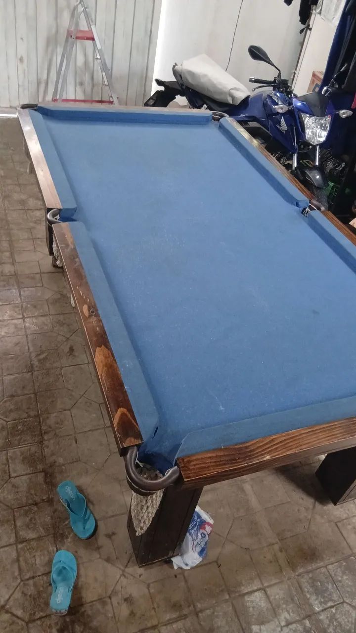 Mesa de sinuca completa usada em bom estado  - Foto 2