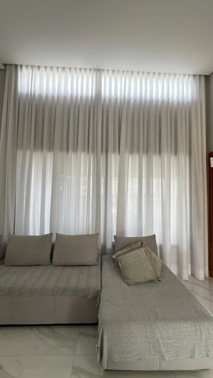Cortina Off White Inteira